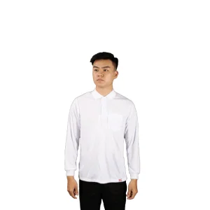 SIBISAN Kaos Polo Lengan Panjang TC 28 Putih