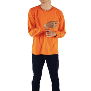 SIBISAN Kaos Polos Oblong Lengan Panjang TC 28 Orange