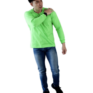 HAMANN Kaos Polos Distro Lengan Panjang Combed 24s Hijau Pupus