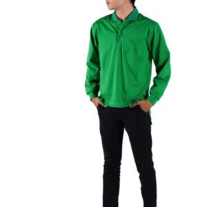 SIBISAN Kaos Polo Lengan Panjang TC 28 Hijau Fuji