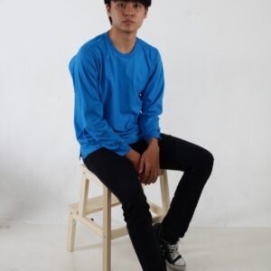 SIBISAN Kaos Polos Oblong Lengan Panjang TC 28 TURKIS TUA