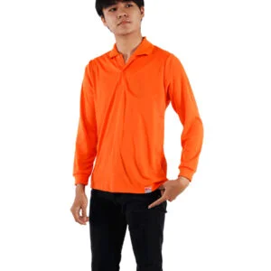 SIBISAN Kaos Polo Lengan Panjang TC 28 Orange