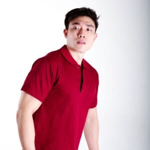 HAMANN Kaos Polo Combed 24s Merah Hati